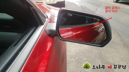 포드 머스탱 옵틱 글래스 광각 미러  장착 / 인천, 부평, 부천