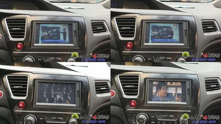 혼다 시빅 AK100 모니터 불 량 A/S / 인천, 부평, 부천