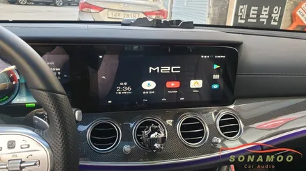 벤츠 w213 클래스 안드로이드 셋탑 M2C-200A 장착 / 인천, 부평, 부천