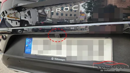 폭스바겐 티록 후방 안전을 지켜줄 후방카메라 장착하기 / 인천, 부평, 부천