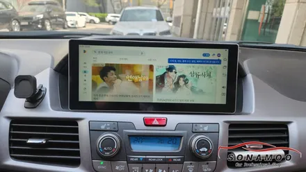 혼다 오딧세이 10.25큐디스 안드로이드 모니터 후방카메라 추가장착 작업 / 인천, 부평, 부천