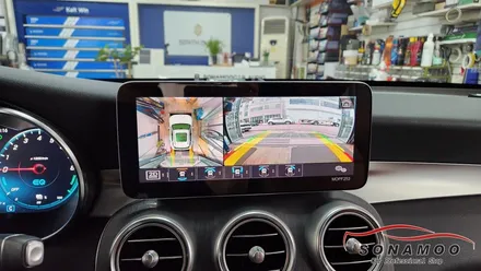 벤츠 w253 glc300쿠페 차량 주위를 살펴볼수있는 3d어라운드뷰 장착 / 인천, 부평, 부천