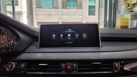 bmw x5 nbt 순정 모니터 탈거 후 터치 카플레이 안드로이드 오토 장착 / 인천, 부평, 부천