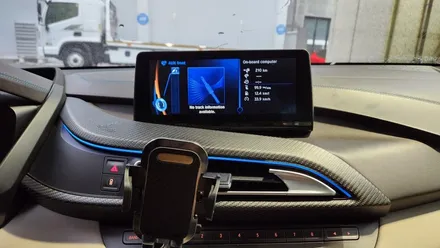 BMW i8 순정 모니터 이용 애플 카플레이 안드로이드 오토 장착 / 인천, 부평, 부천