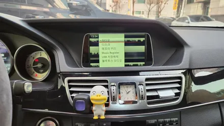 인천 벤츠 w212 순정 모니터 오디오 전원 불량 수리 작업 / 인천, 부평, 부천