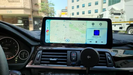 인천 BMW F30 순정 모니터 교체 애플 카플레이 안드로이드 오토  모니터 장착 / 인천, 부평, 부천