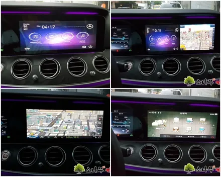 벤츠 뉴e클래스 w213 HUD 연동 네비 매립 장착 / 인천, 부평, 부천