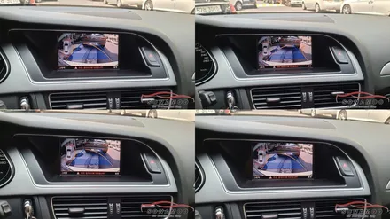 12년식 아우디 A4 순정 모니터에 후방 카메라 장착 / 인천, 부평, 부천