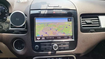남동구 투아렉 순정 화면 찌그러짐  네비 후방카메라 사용못하는 불편함을 해결~~ / 인천, 부평, 부천