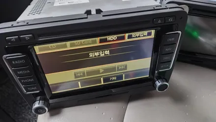 폭스바겐 순정모니터 RNS-510 부팅 불량 수리 작업 / 인천, 부평, 부천