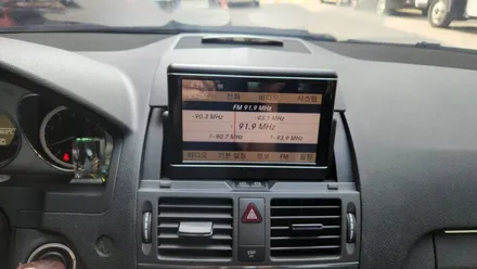 벤츠 w204 아틀란 네비 매립과 순정 조그셔틀 수리 / 인천, 부평, 부천