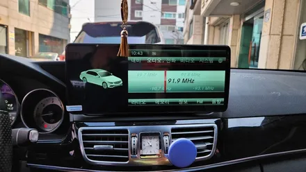 벤츠 W212 순정모니터 탈거 12.3인치 안드로이드 올인원 장착 / 인천, 부평, 부천