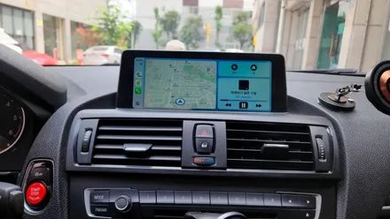 인천 bmw 118d f20 순정 모니터 이용 카플레이 안드로이드  후방카메라 장착 / 인천, 부평, 부천