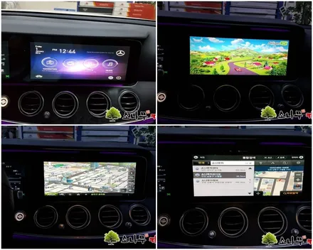 벤츠 뉴e클래스 w213 HUD 연동 네비 매립 장착 / 인천, 부평, 부천