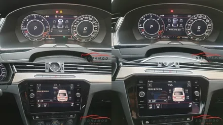 폭스바겐 아테온 TPMS 아틀란 네비 설치 / 인천, 부평, 부천