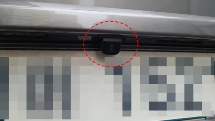 골프 후방 추돌로 인한 후방 카메라 부재로 카메라장착 / 인천, 부평, 부천
