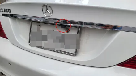 벤츠 cls 후방카메라 고장으로 인한 후방시야 확보 불능으로 카메라 교체 / 인천, 부평, 부천