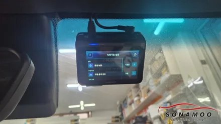 제네시스 G80 기존 블랙박스 제거후 블랙박스 대표주자 아이나비QXD1 장착 / 인천, 부평, 부천