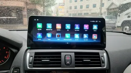 bmw 118d F20 순정모니터 탈거후 카인원 안드로이드 올인원 장착 / 인천, 부평, 부천