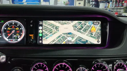 벤츠w222 63amg 애플카플레이 안드로이드 오토 송풍구 엠비언트 장착으로 업그레이드 하기 / 인천, 부평, 부천
