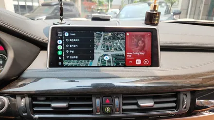 인천 bmw x6 f16 안드로이드 오토 애플 카플레이 장착 / 인천, 부평, 부천
