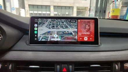 bmw x5 nbt 순정 모니터 탈거 후 터치 카플레이 안드로이드 오토 장착 / 인천, 부평, 부천