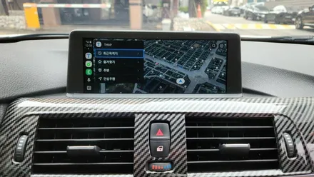 인천 bmw f30 순정 모니터 이용 카플레이 안드로이드 오토 모듈 장착 / 인천, 부평, 부천