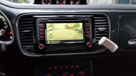 폭스바겐 더 비틀 순정 모니터 후방카메라 불량 후방카메라 교체 작업 / 인천, 부평, 부천
