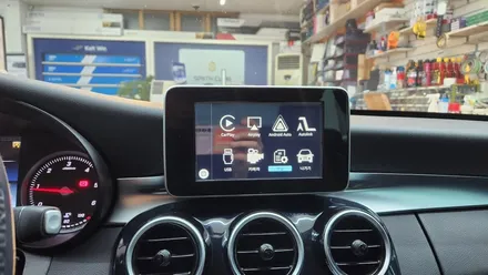 벤츠 W205 Apple Caplay & Andriod Auto 사용하기 / 인천, 부평, 부천