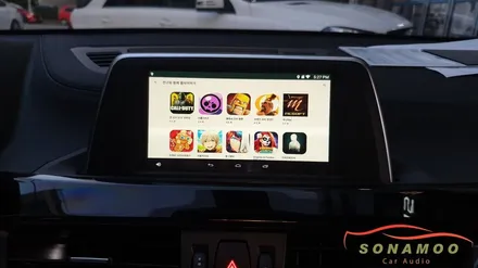 BMW X2  안드로이드 M2C-100 장착 / 인천, 부평, 부천