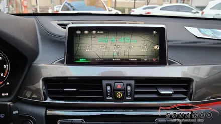 BMW X1 편리한 길안내를 해주는 아틀란 네비 장착 / 인천, 부평, 부천