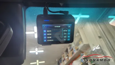 제네시스 G80 기존 블랙박스 제거후 블랙박스 대표주자 아이나비QXD1 장착 / 인천, 부평, 부천