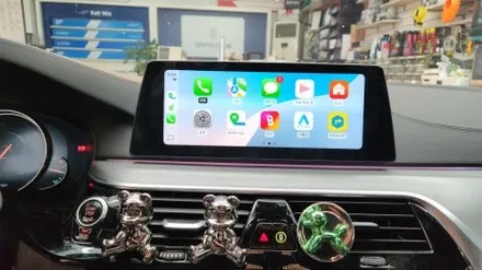 bmw 5시리즈 g30 순정 모니터 이용 애플 카플레이 안드로이드 오토 장착 / 인천, 부평, 부천