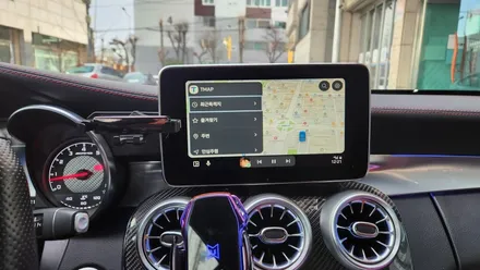 벤츠 w205 카브리올레 무선 애플 카플레이 장착 / 인천, 부평, 부천