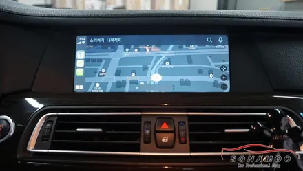 BMW 7시리즈 F02 애플&안드로이드오토  카플레이 장착 / 인천, 부평, 부천