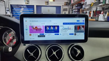 벤츠gla 안드로이드 올인원 장착으로 티맵과 유튜브 시청하기 / 인천, 부평, 부천