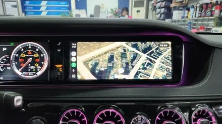 벤츠w222 63amg 애플카플레이 안드로이드 오토 송풍구 엠비언트 장착으로 업그레이드 하기 / 인천, 부평, 부천