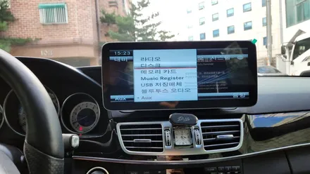 인천 벤츠 e 클래스 w212 순정 모니터 탈거  안드로이드 올인원 장착 / 인천, 부평, 부천