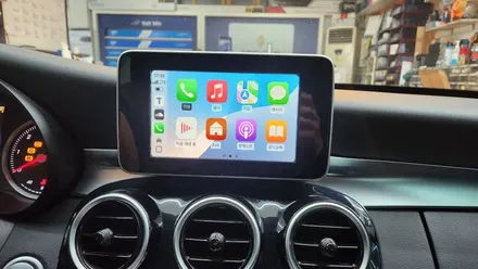 벤츠 W205 Apple Caplay & Andriod Auto 사용하기 / 인천, 부평, 부천