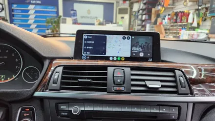 인천 bmw f30 무선 애플 카플레이 안드로이드 오토 모듈 장착 작업 / 인천, 부평, 부천