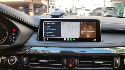 BMW X6 F16 애플 무선 카플레이 안드로이드 오토 장착 / 인천, 부평, 부천