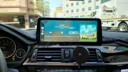 인천 BMW F30 순정 모니터 교체 애플 카플레이 안드로이드 오토  모니터 장착 / 인천, 부평, 부천