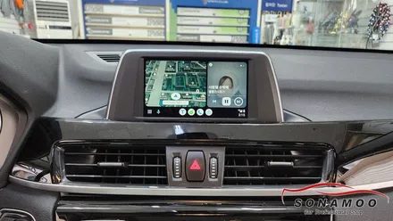 BMW X1(F48) 손쉽게 사용할수있는 애플카플레이 안드로이드 오토 모듈 장착 / 인천, 부평, 부천
