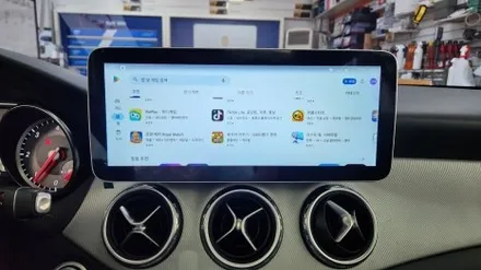 벤츠gla 안드로이드 올인원 장착으로 티맵과 유튜브 시청하기 / 인천, 부평, 부천