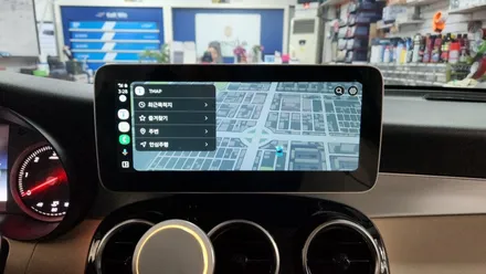 벤츠 GLC X253 순정 모니터 탈거 직구 카플레이 장착 / 인천, 부평, 부천