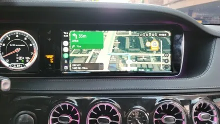 벤츠w222 63amg 애플카플레이 안드로이드 오토 송풍구 엠비언트 장착으로 업그레이드 하기 / 인천, 부평, 부천
