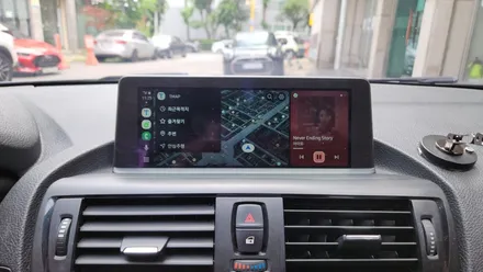 인천 bmw 118d f20 순정 모니터 이용 카플레이 안드로이드  후방카메라 장착 / 인천, 부평, 부천