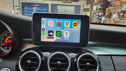 벤츠 W205 Apple Caplay & Andriod Auto 사용하기 / 인천, 부평, 부천