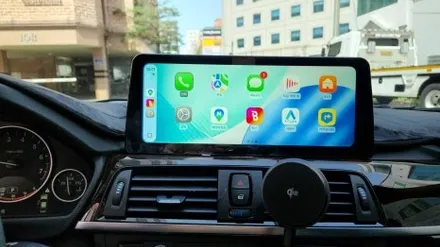 인천 BMW F30 순정 모니터 교체 애플 카플레이 안드로이드 오토  모니터 장착 / 인천, 부평, 부천