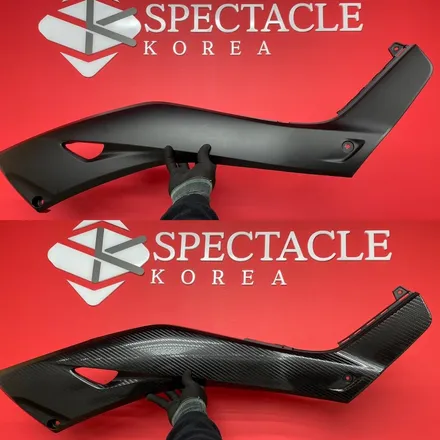 바이크랩핑 /  X-MAX 포인트 카본랩핑 시공 / 부산 사하구 하단동